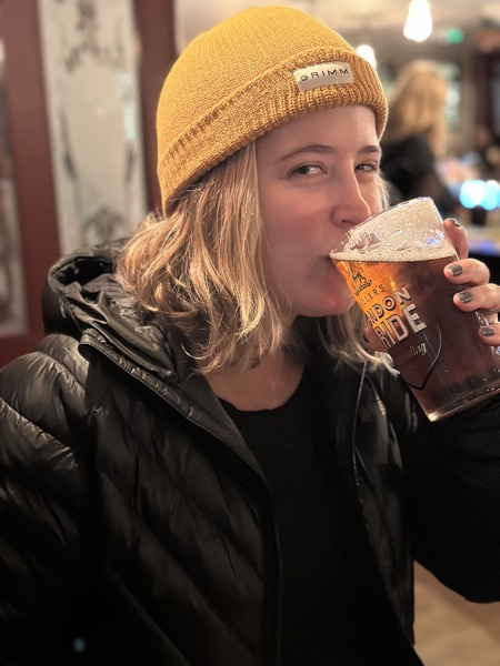 Kelsey, smiling